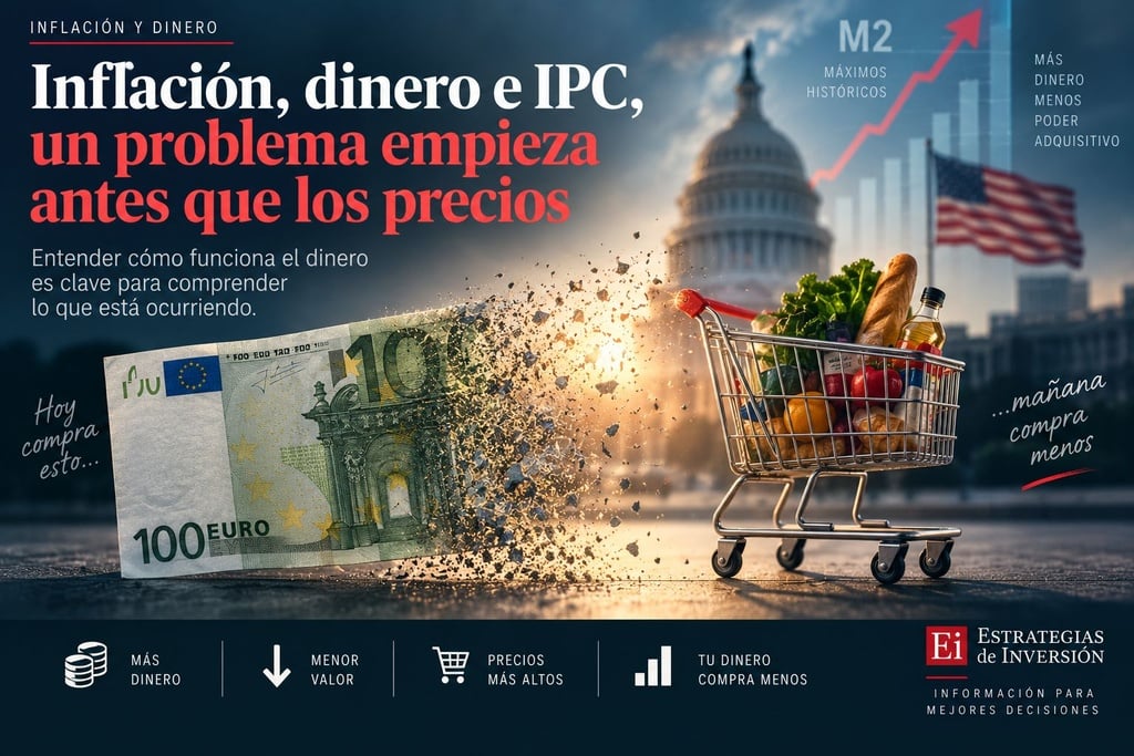 Inflación, dinero e IPC, un problema empieza antes que los precios